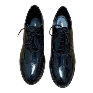 Jeffery Campbell Leather Black Oxford